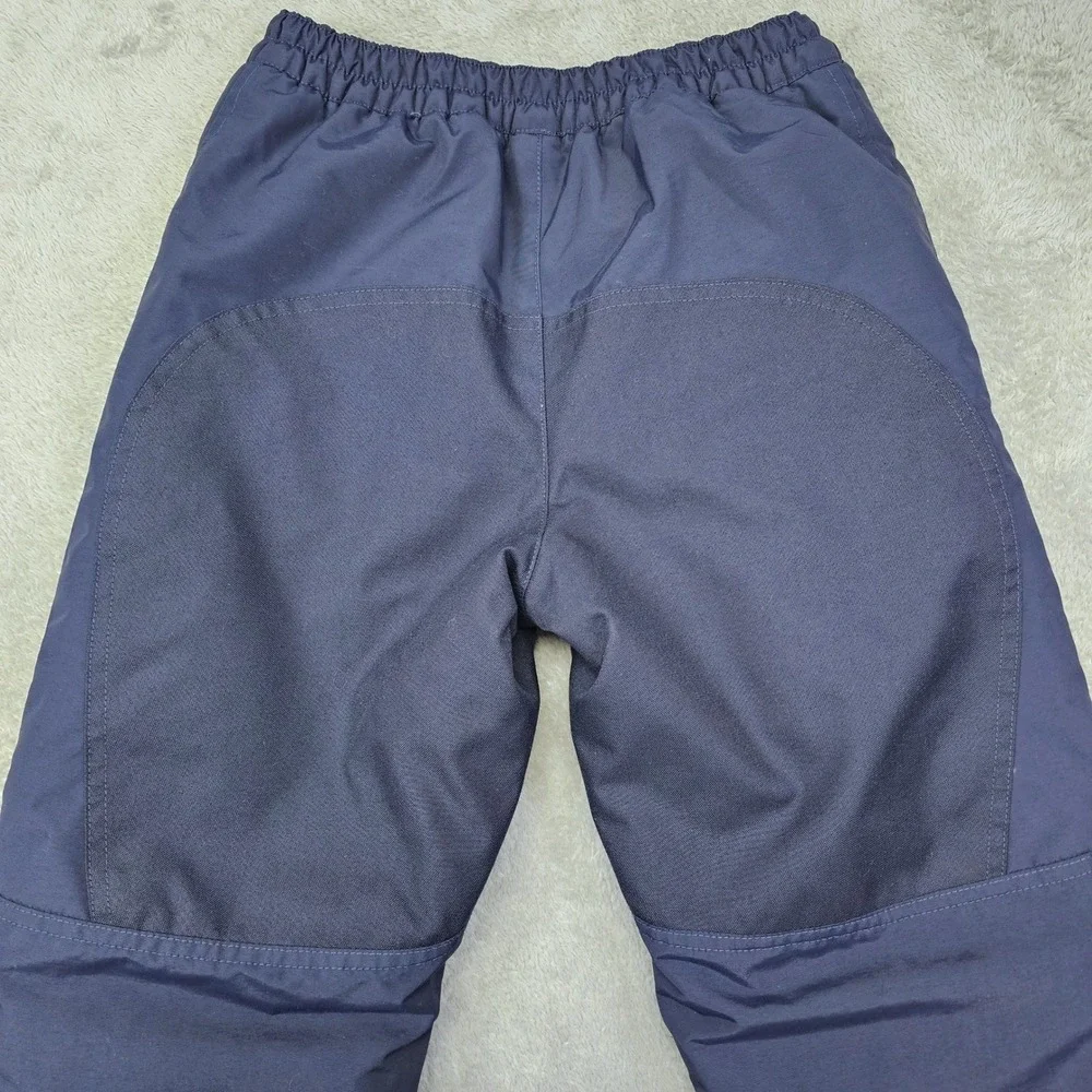 Lands' End Youth Nylon Snow‎ Pants Size 8 Insulated Reinforced Knee Seat Winter